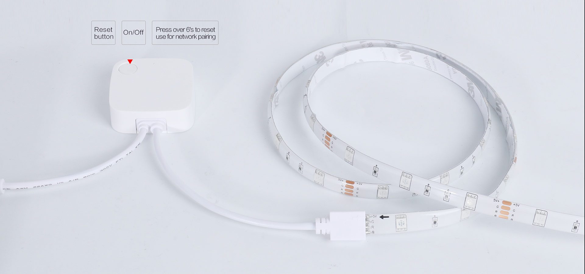 Digital RGB LED Strip Kit with Controller