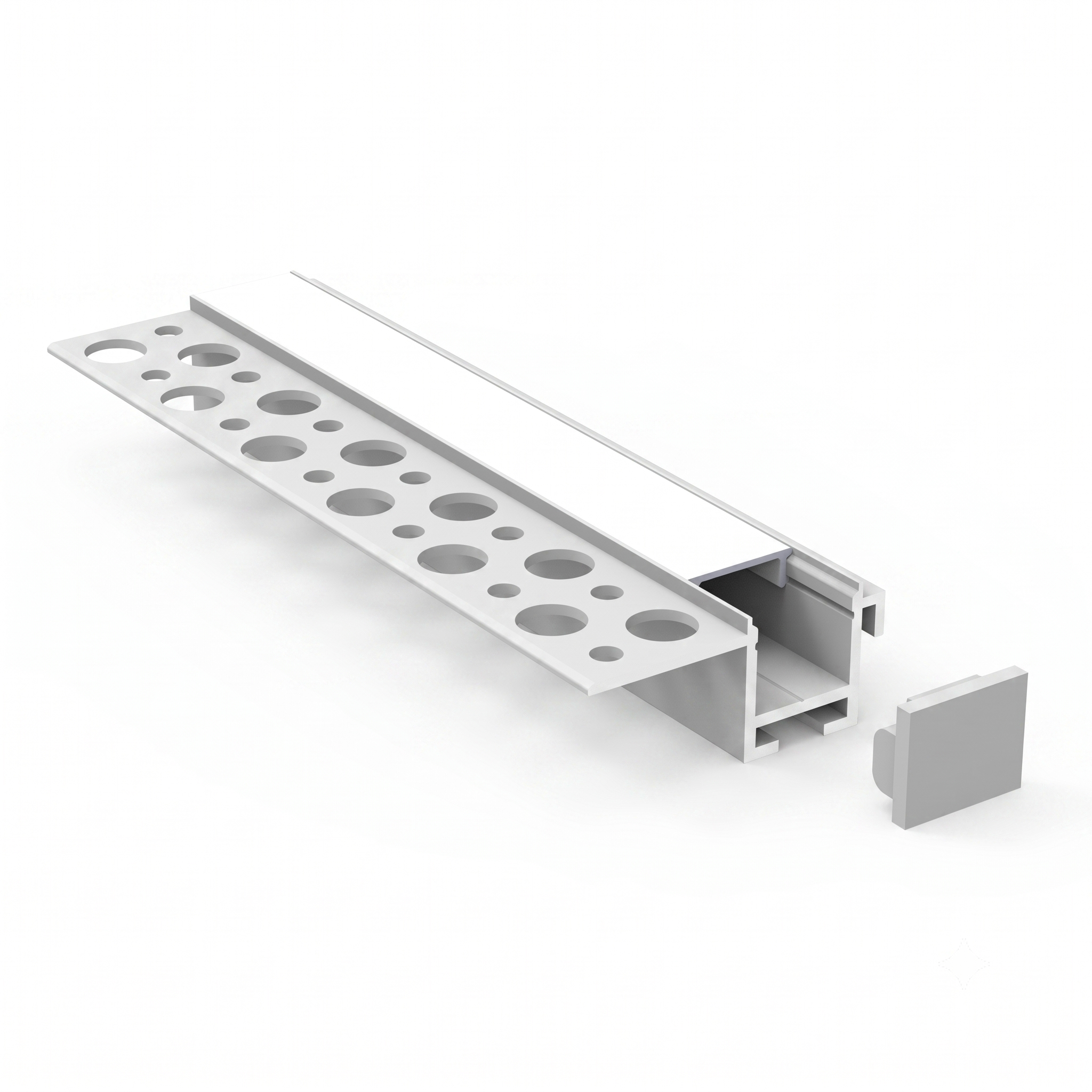 Trimless Edge Profile | 38.2x16.5mm