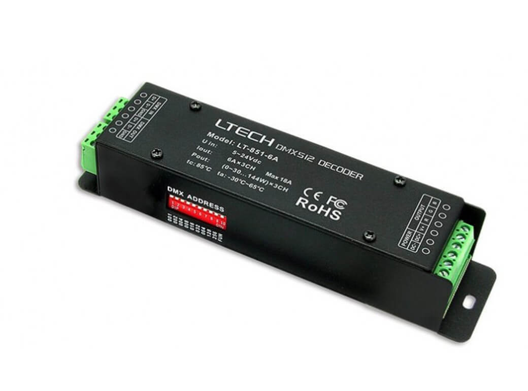 3CH DMX Decoder